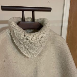 Wool poncho